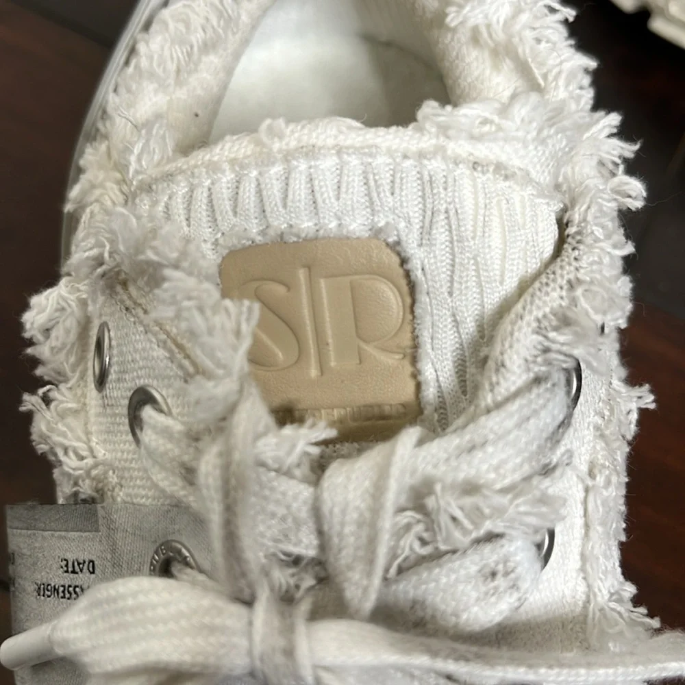 SMILEREPUBLIC Skyline Silver Mesh Chunky Sneakers Dirty size EU 40 US Women 9.5 - Picture 9 of 16